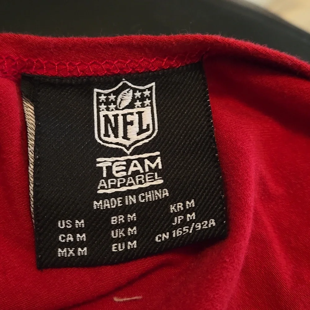 NFL Team Apparel Red Shirt SF 49ers - Picture 4 of 4